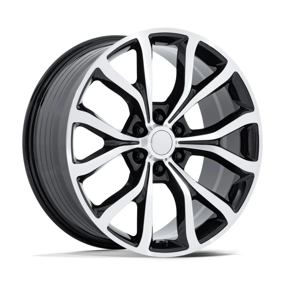 Performance Replicas PR230 in Gloss Black Machined - photo may show a different lug count; this part is 6x135