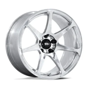 Motegi Racing MR154 Battle in Polished - photo may show a different lug count; this part is 5x114.3