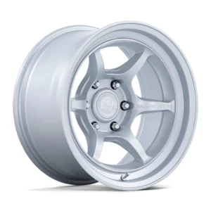 Black Rhino BR011 Shogun in Hyper Silver - photo may show a different lug count; this part is 6x139.7