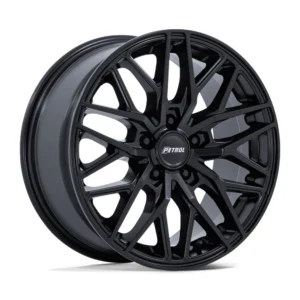 Petrol PE004 P3E in Matte Black - photo may show a different lug count; this part is 5x112
