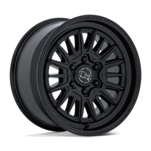 Black Rhino BR030 Taleo in Gloss Black - photo may show a different lug count; this part is 6x139.7