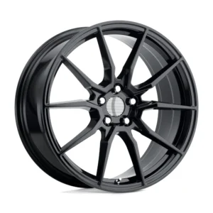 Performance Replicas PR193 in Gloss Black - photo may show a different lug count; this part is 5x114.3