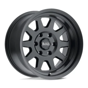 Black Rhino Stadium in Matte Black - photo may show a different lug count; this part is 6x139.7