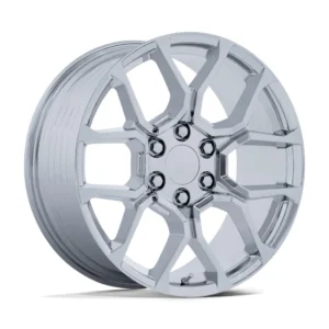 Performance Replicas PR233 in Chrome - photo may show a different lug count; this part is 6x139.7