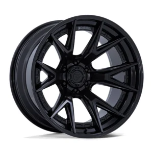 Fuel Off-Road FC402 Catalyst in Matte Black / Gloss Black - photo may show a different lug count; this part is 6x135