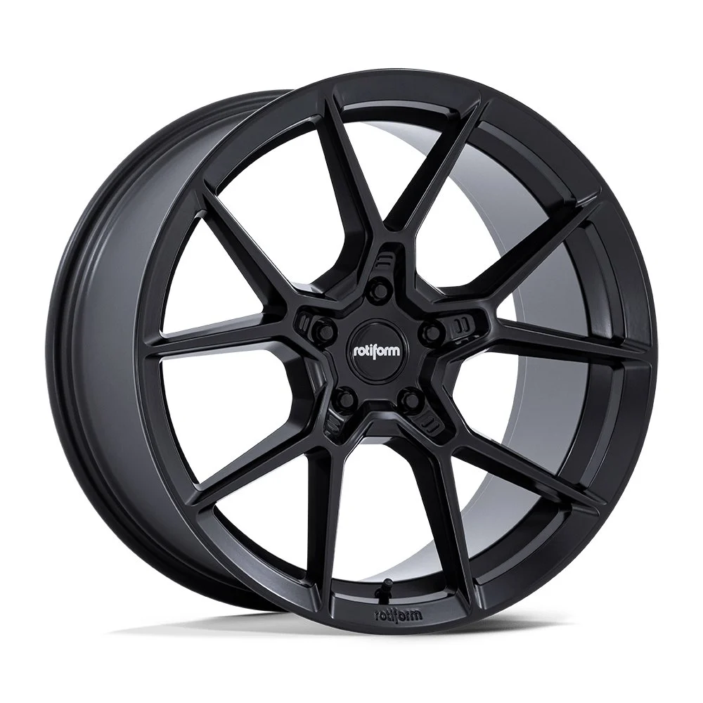 Rotiform RC199 KPR in Satin Black - photo may show a different lug count; this part is 5x112