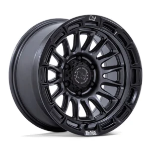 Black Rhino BR025 Rival in Matte Gunmetal / Matte Black - photo may show a different lug count; this part is 6x135