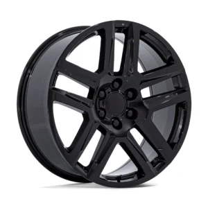 Performance Replicas PR203 in Gloss Black - photo may show a different lug count; this part is 6x139.7