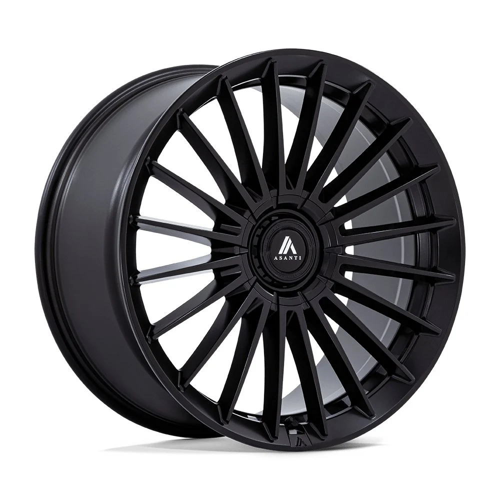 Asanti AB048 Viceroy in Matte Black - photo may show a different lug count; this part is 6x135/6x139.7