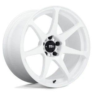 Motegi Racing MR154 Battle in White - photo may show a different lug count; this part is 5x114.3