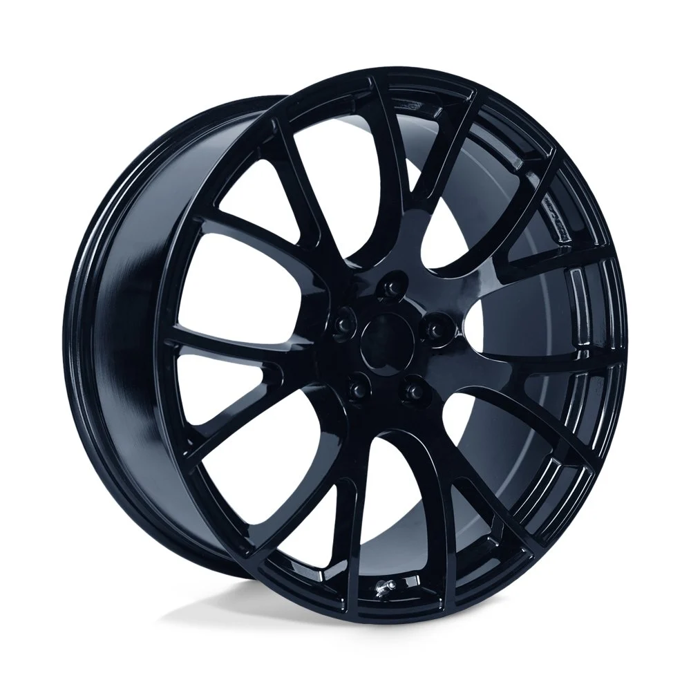 Performance Replicas PR161 in Gloss Black - photo may show a different lug count; this part is 5x115