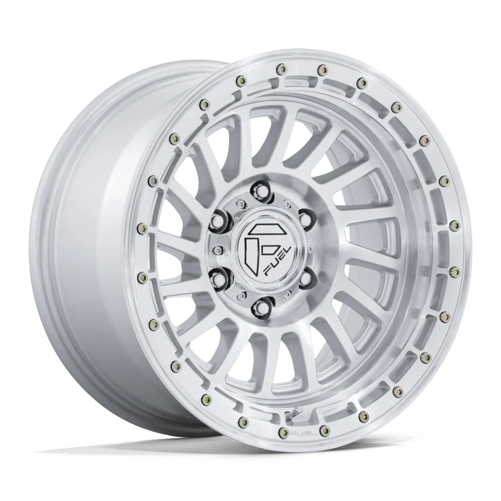 Fuel Off-Road FC897 Havoc in Gloss Silver Machined - photo may show a different lug count; this part is 6x139.7