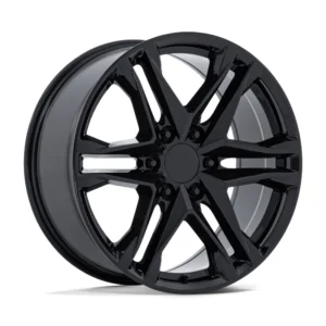 Performance Replicas PR238 in Gloss Black - photo may show a different lug count; this part is 6x139.7