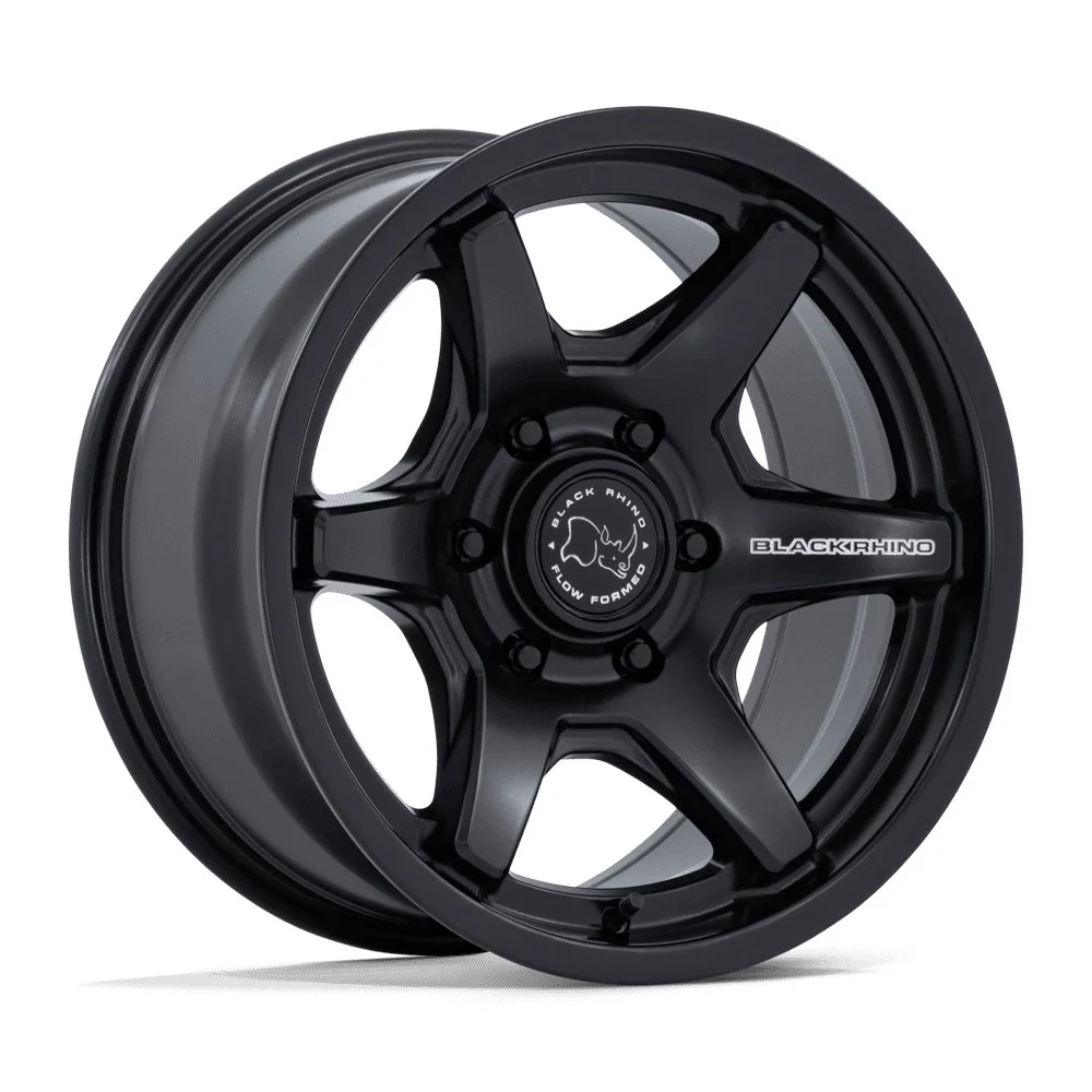 Black Rhino BR035 Kuma in Matte Black - photo may show a different lug count; this part is 6x139.7