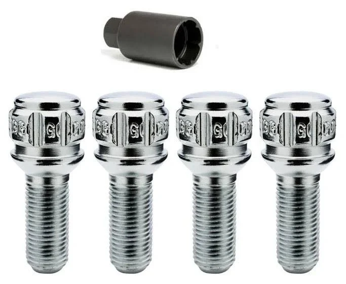 Gorilla Automotive Lug Bolt Lock Cone 12-1.50 Chrome 24Mm