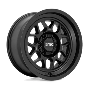 KMC KM725 Terra in Satin Black - photo may show a different lug count; this part is 5x127