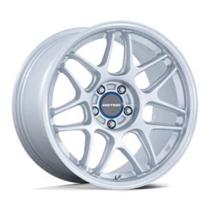 Motegi Racing MR158 Tsubaki in Hyper Silver Machined - photo may show a different lug count; this part is 5x114.3