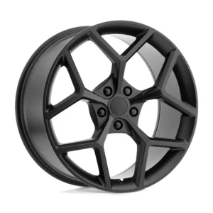 Performance Replicas PR126 in Matte Black - photo may show a different lug count; this part is 5x120