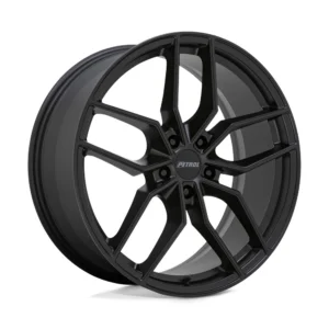 Petrol P5C in Matte Black - photo may show a different lug count; this part is 5x112