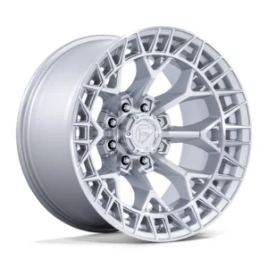Fuel Off-Road FC873 Charger in Gloss Silver Machined - photo may show a different lug count; this part is 8x170
