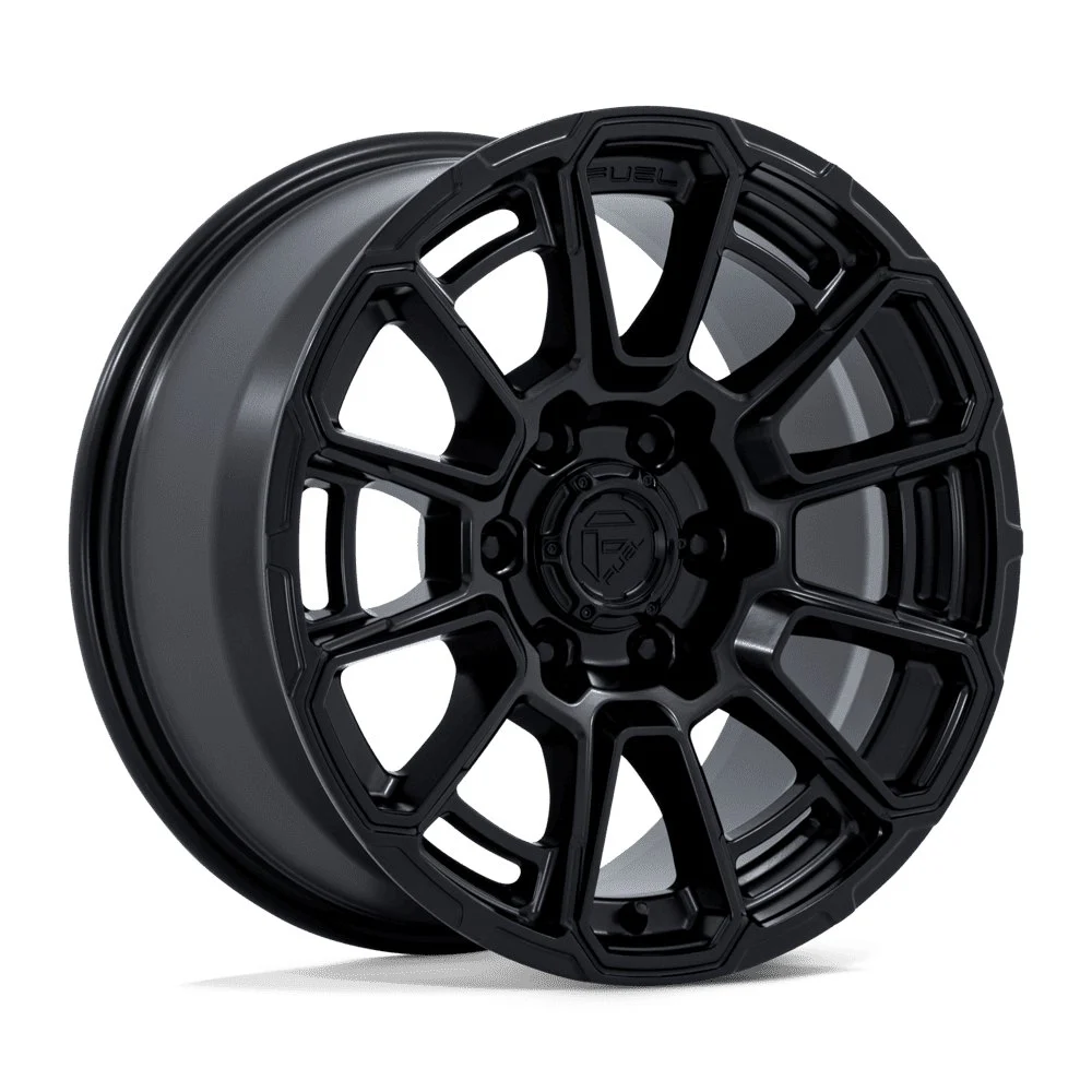Fuel Off-Road FC910 Foxhound in Blackout - photo may show a different lug count; this part is 6x139.7