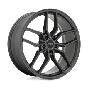 Petrol P5C in Gloss Gunmetal - photo may show a different lug count; this part is 5x114.3