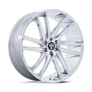 DUB DC275 Blaze in Chrome - photo may show a different lug count; this part is 6x135
