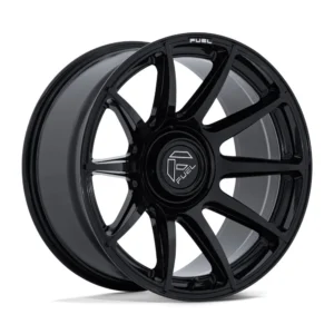 Fuel Off-Road FC906 Halo in Gloss Black - photo may show a different lug count; this part is 6x135/6x139.7