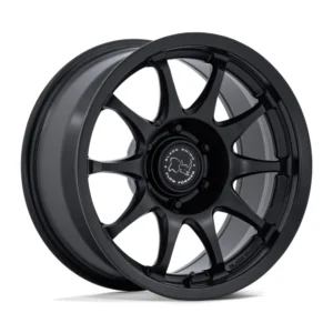Black Rhino BR038 Ronin in Matte Black - photo may show a different lug count; this part is 6x139.7