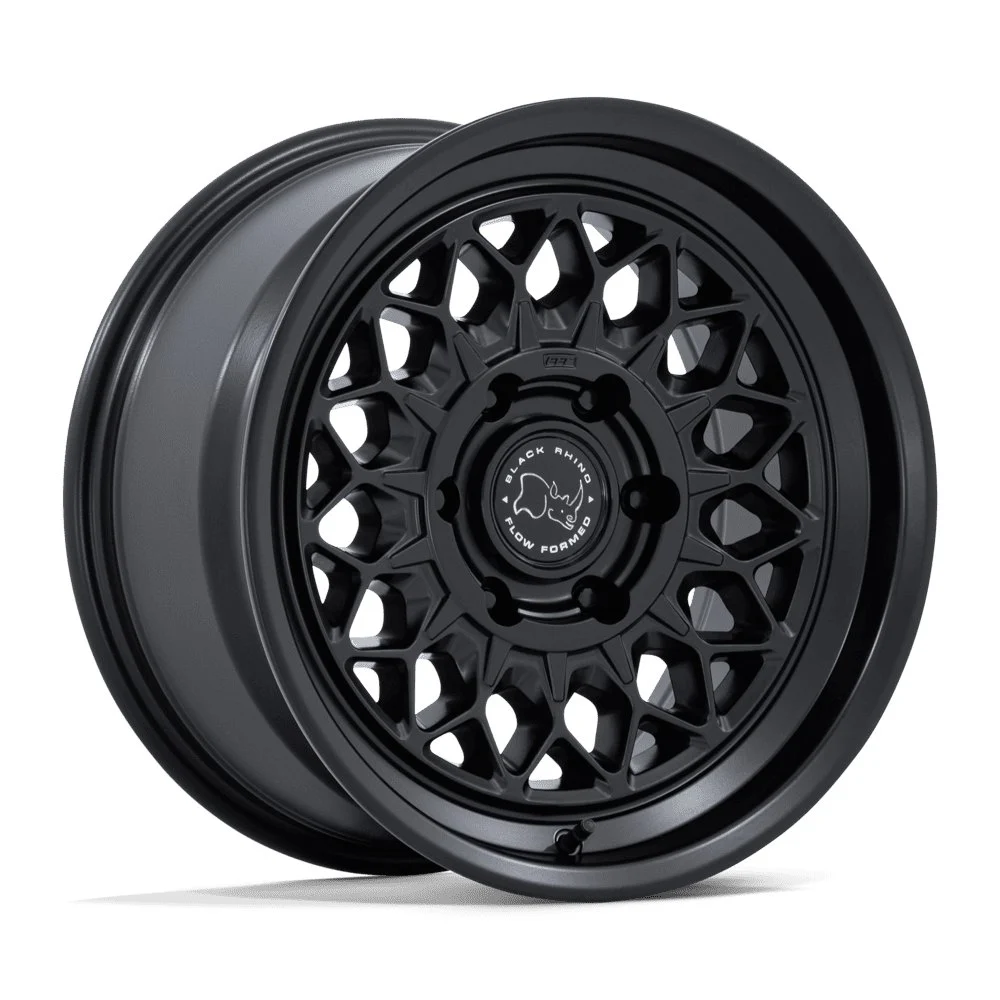 Black Rhino BR034 Graz in Matte Black - photo may show a different lug count; this part is 6x139.7