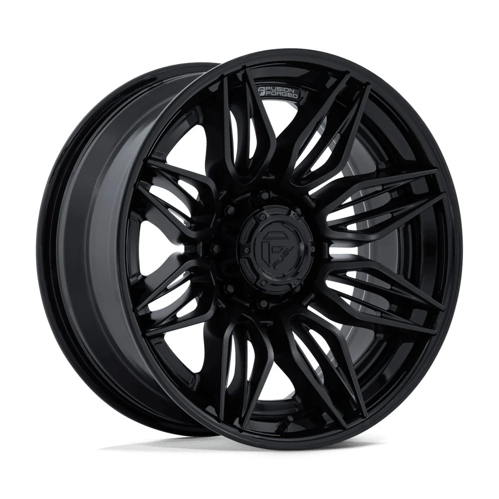 Fuel Off-Road FC404 Mutiny in Matte Black / Gloss Black - photo may show a different lug count; this part is 8x170