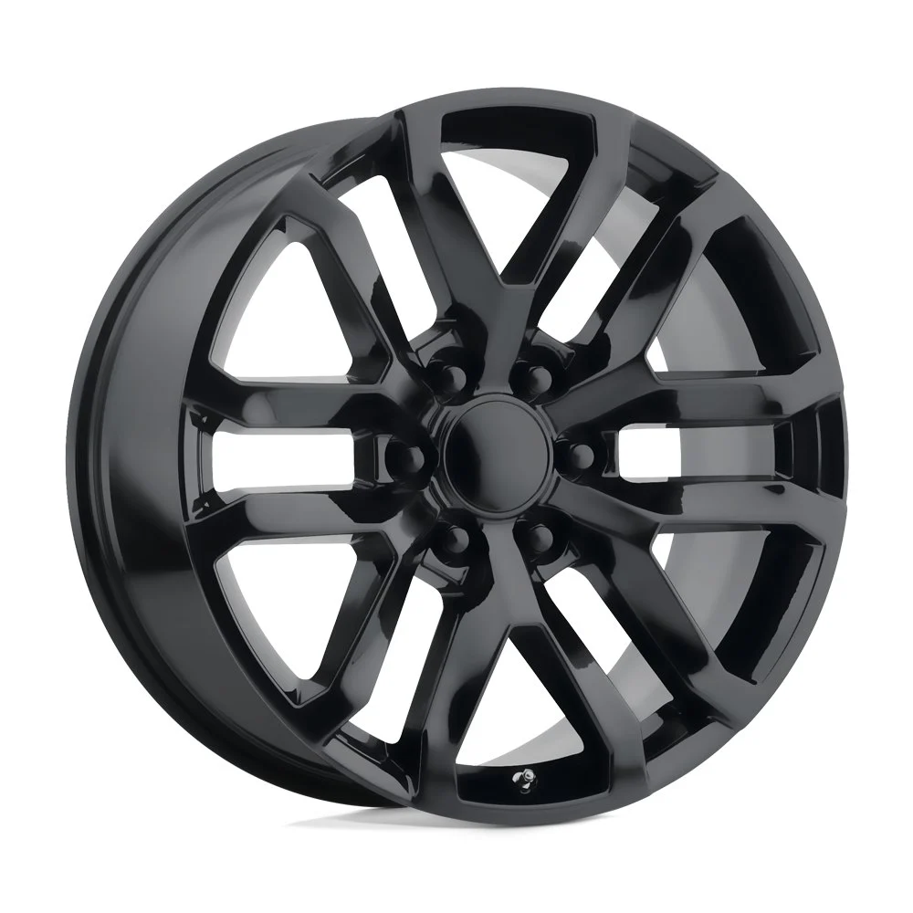 Performance Replicas PR196 in Satin Black - photo may show a different lug count; this part is 6x139.7