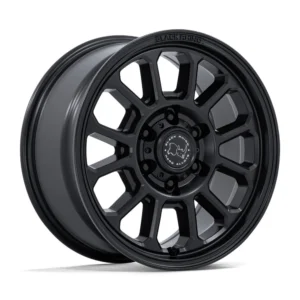 Black Rhino BR033 Alta in Matte Black - photo may show a different lug count; this part is 6x139.7