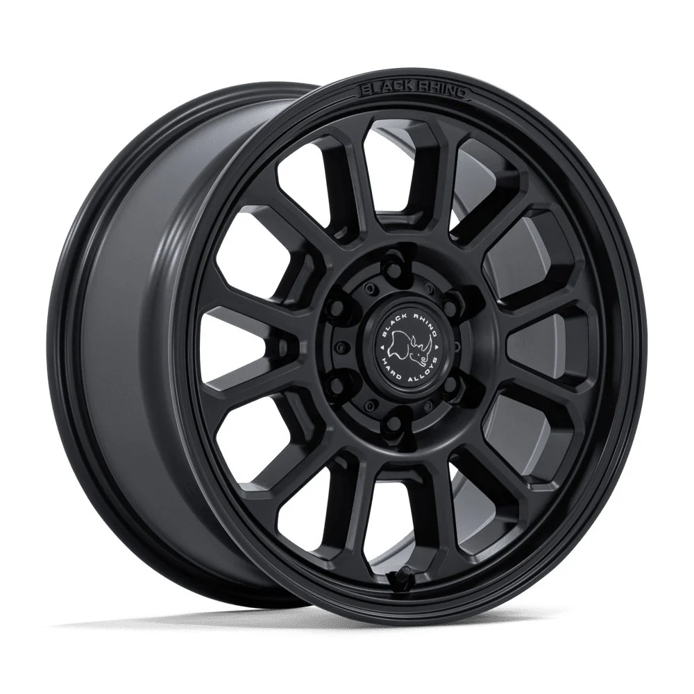 Black Rhino BR033 Alta in Matte Black - photo may show a different lug count; this part is 6x139.7