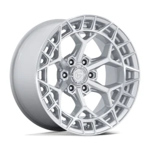 Fuel Off-Road FC873 Charger in Gloss Silver Machined - photo may show a different lug count; this part is 6x139.7