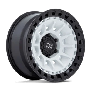 Black Rhino BR009 Barrage in Gloss White / Matte Black - photo may show a different lug count; this part is 5x127