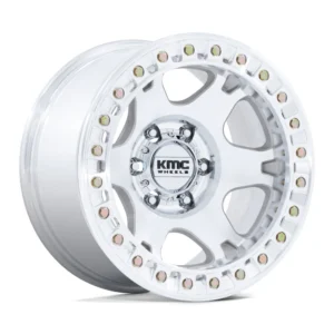 KMC KM238 VI Beadlock in Machined - photo may show a different lug count; this part is 5x127