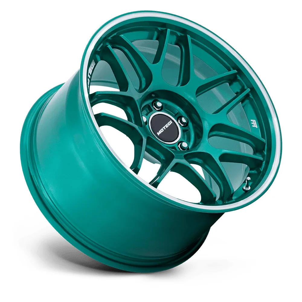 Motegi Racing MR158 Tsubaki 18x10.5 5x112 35mm Offset - Green