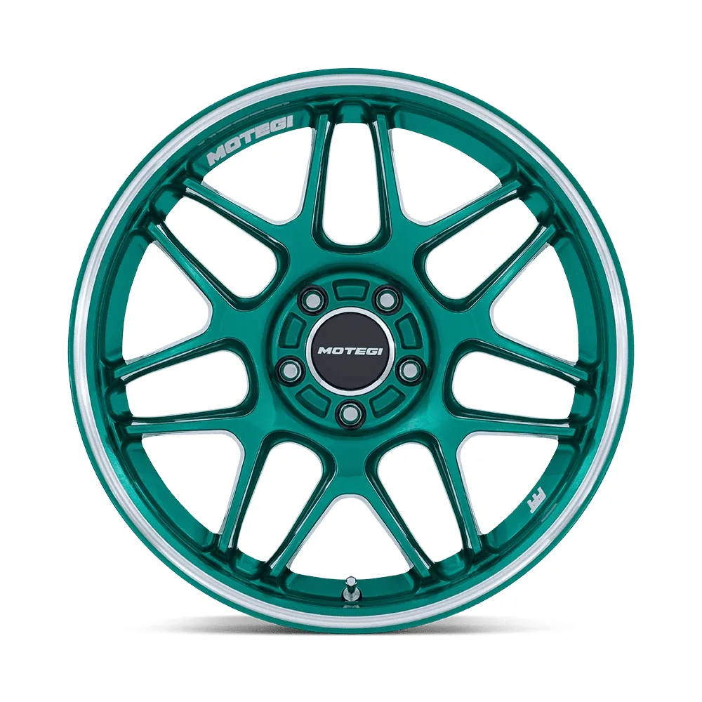 Motegi Racing MR158 Tsubaki 18x10.5 5x112 35mm Offset - Green