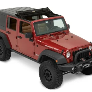 Bestop 2007-2018 Jeep Wrangler JK Sunrider For Hardtop (Premium Black Twill 2-Door Or 4-Door) (52453-17)