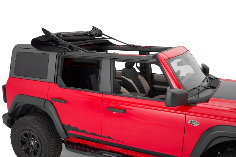 Bestop 2021-2027 Bronco 4-Door Skyrider For Hardtop (Premium Black Twill) (52462-17)