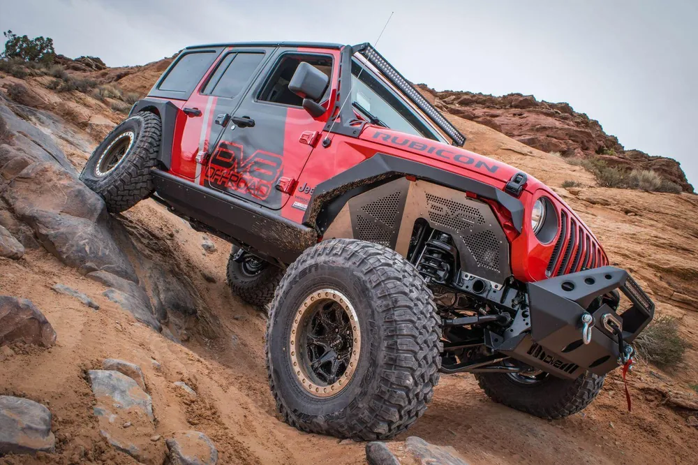 DV8 Offroad Jeep JL & JT Front Inner Fenders Black Or Raw (INFEND-03FB)