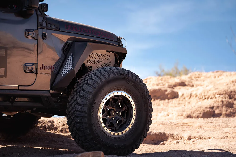 DV8 Offroad Jeep JL & JT Front Inner Fenders Black Or Raw (INFEND-03FB)