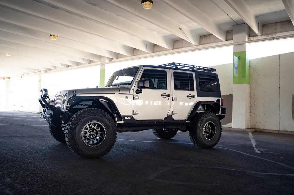 DV8 Offroad Jeep Wrangler JK Short Roof Rack (RRJK-04)