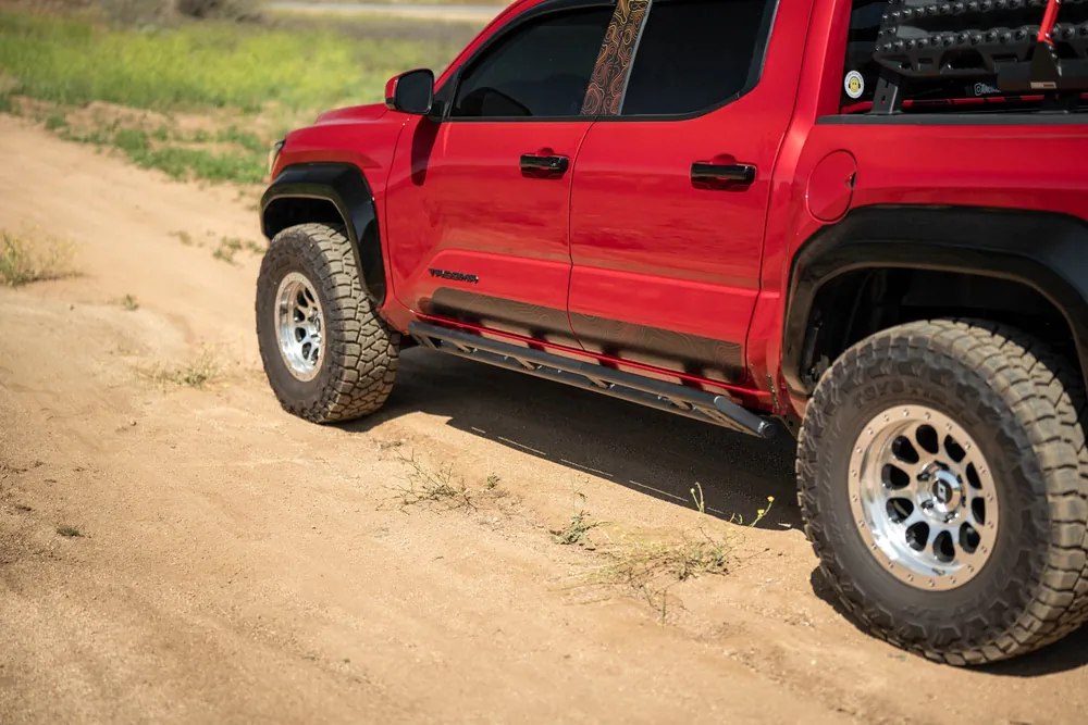 DV8 Offroad 2024-2025 Toyota Tacoma Double Cab Rock Sliders (SRTT1-04)