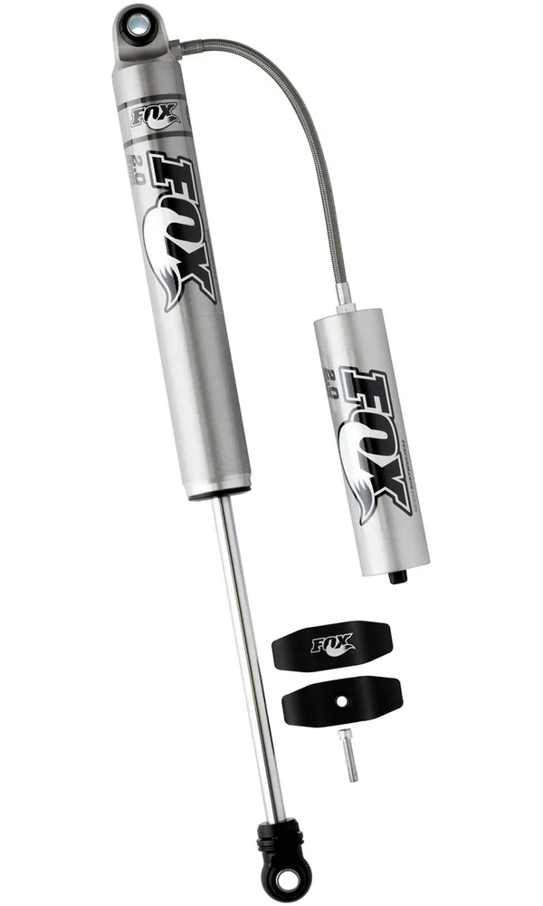 FOX Chevy HD 2.0 Performance Series 10.6in. Smooth Body Remote Res. Rear Shock / 0-1in. Lift (980-24-955)