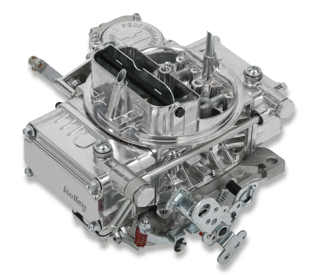 Holley Street Warrior Carburetor - 600 CFM - 4160 - Vacuum Secondaries - Manual Choke - Polished - Gasoline (0-1850S)