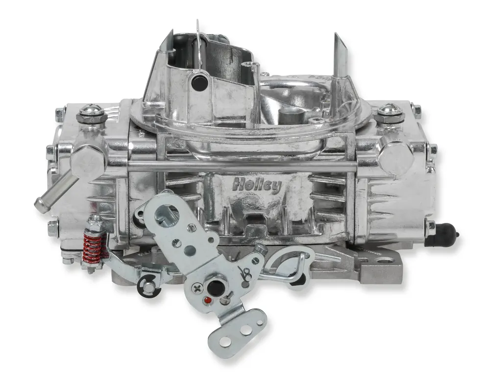 Holley Street Warrior Carburetor - 600 CFM - 4160 - Vacuum Secondaries - Manual Choke - Polished - Gasoline (0-1850S)