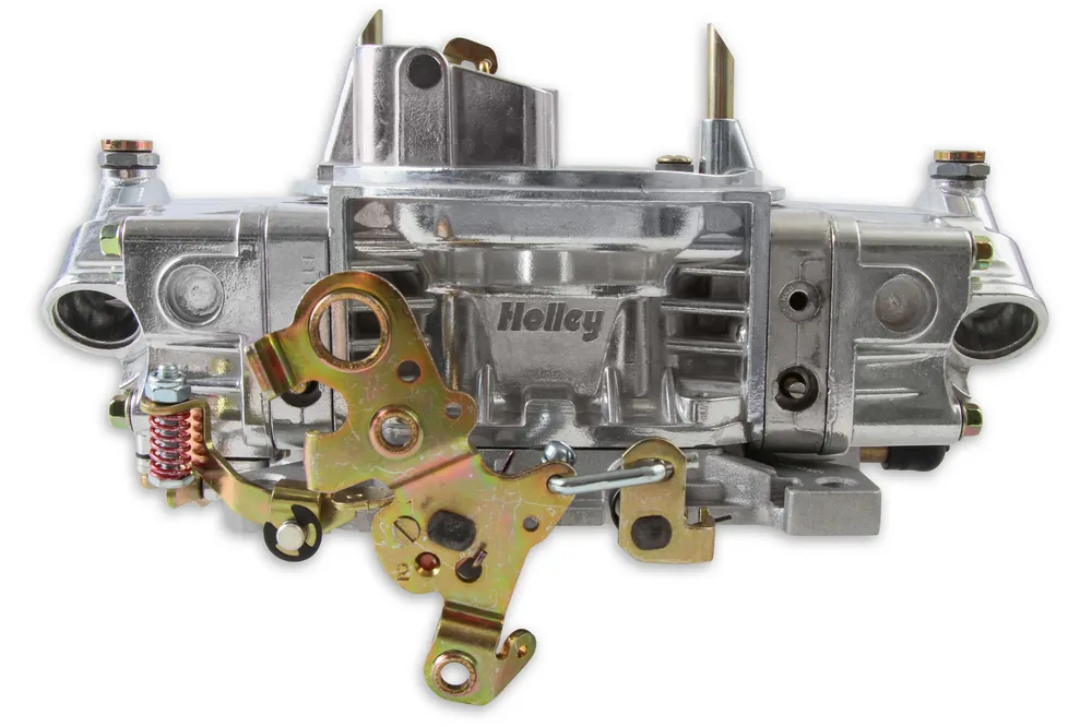 Holley Double Pumper Carburetor - 750 CFM - 4150 - Mechanical Secondaries - Shiny - Gasoline (0-4779S)