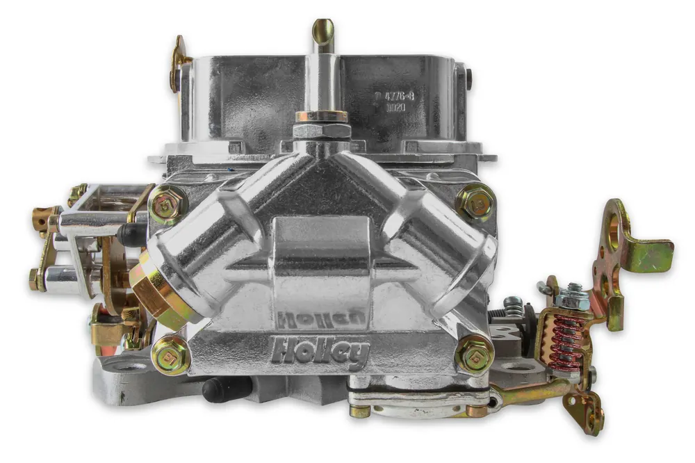Holley Double Pumper Carburetor - 750 CFM - 4150 - Mechanical Secondaries - Shiny - Gasoline (0-4779S)
